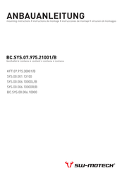 SW-Motech BC.SYS.07.975.21001/B Mounting Instructions