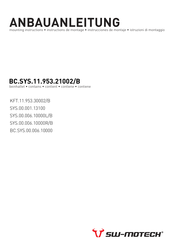 SW-Motech BC.SYS.11.953.21002/B Mounting Instructions