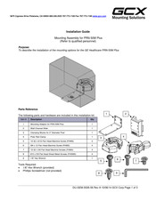 Gcx PRN-50M Plus Installation Manual