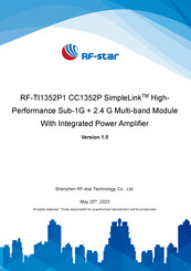 Rf-Star RF-TI1352P1 Manual