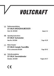 VOLTCRAFT 2633260 Operating Instructions Manual