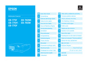 Epson EB-770F Quick Start Manual