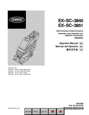 Tennant EX-SC-3840 Operator's Manual