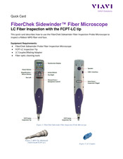 Viavi FiberChek Sidewinder Quick Card User Manual