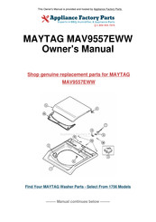 Maytag MAV-39 User Manual