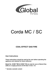 Global Fires Corda SC User Instructions