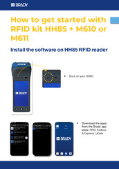 Brady M610 How To Get Started