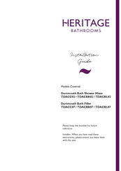 Heritage Bathrooms Dartmouth TDACBL07 Installation Manual