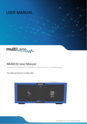 MULTILANE ML4015E-2X User Manual