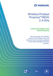 Produal Proxima MESH 2.4 GHz Commissioning And Maintenance
