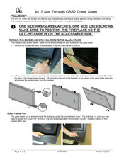 Travis Industries 4415 ST GSR2 Cheat Sheet