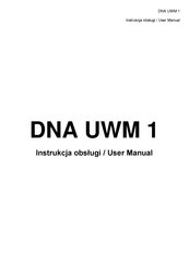 DNA UWM 1 User Manual