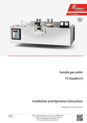 Buhler TC-Double Installation And Operation Instruction Manual