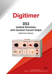 Digitimer DS3 Operator's Manual