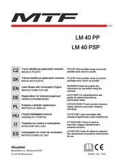 Mountfield MTF LM 40 PSP Instructions For Use Manual