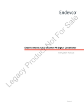 ENDEVCO 126-3 Instruction Manual