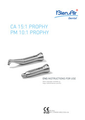 Bien Air CA 15:1 PROPHY Instructions For Use Manual