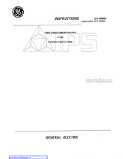 GE IFC57BD Instructions Manual