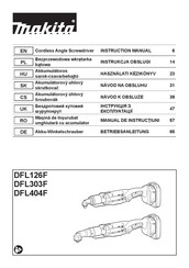 Makita DFL126F Instruction Manual
