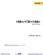 Fluke 15B+ ESP Calibration Manual