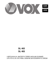 Vox SL 402 User Manual