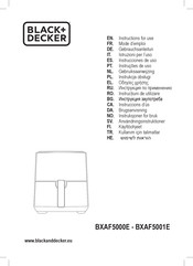 Black & Decker BXAF5001E Instructions For Use Manual