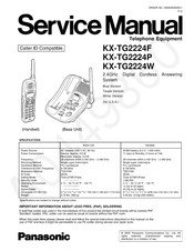 Panasonic KX-TG2224F Service Manual