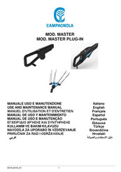 CAMPAGNOLA MASTER PLUG-IN Use And Maintenance Manual
