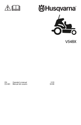 Husqvarna V548X Operator's Manual