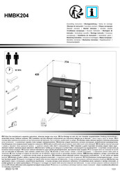 Forte HMBK204 Assembling Instruction