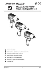 Snap-On MG725AL Original Instructions Manual