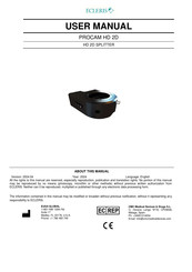 Ecleris PROCAM HD 2D User Manual