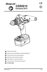 Snap-On CDR8815 Original Instructions Manual