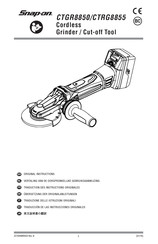 Snap-On CTGR8850 Original Instructions Manual