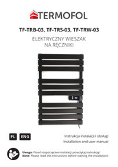 TERMOFOL TF-TRB-03 Installation And User Manual