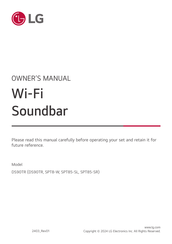 LG DS90TR Owner's Manual