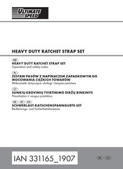 ULTIMATE SPEED 331165 1907 Operation And Safety Notes