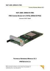 N.A.T. NAT-AMC-ARRIA10-FMC-S066-4E3-1 Technical Reference Manual