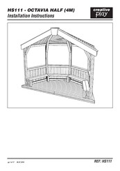 Creative Play OCTAVIA HALF 4M HS111 Installation Instructions Manual