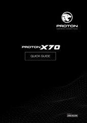 Proton X70 2024 Quick Manual