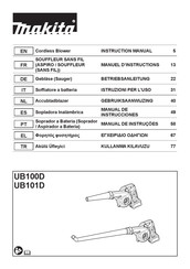 Makita UB101DSAE Instruction Manual