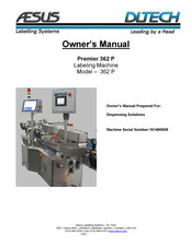 Aesus DLTECH Premier 362 P Owner's Manual