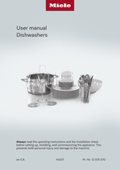 Miele G 7266 User Manual