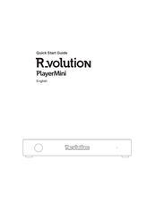 R volution PlayerMini Quick Start Manual