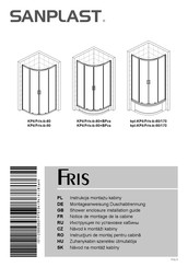 SANPLAST FRIS kpl-KP4/Fris-b-80/170 Installation Manual