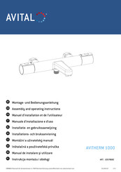Avital AVITHERM 1000 10578682 Assembly And Operating Instructions Manual