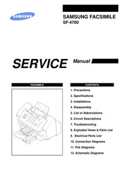 Samsung SF 4700 Service Manual