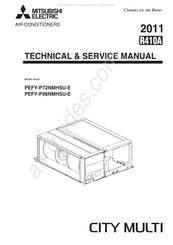 Mitsubishi Electric PEFY-P72NMHSU-E Technical & Service Manual
