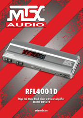 MTX RFL4001D Owner's Manual