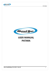Ahmet Yar REFRIGERATION SAMSUN 1875 User Manual